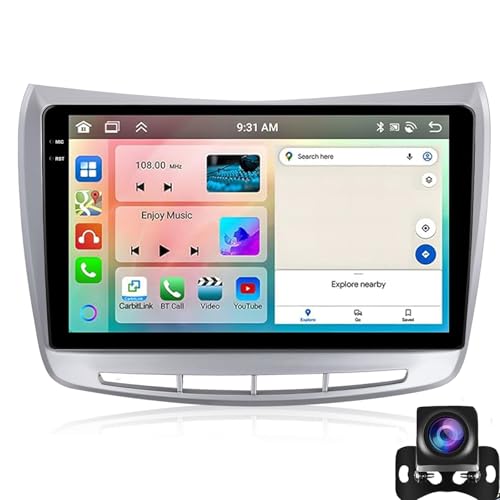 Bilradio För Lan-cia Delta 2009-2019 9 Tums IPS-pekskärm Android 15 GPS-stereo Med Stöd För Carplay Android Auto WiFi SWC Bluetooth FM-radio RDS Kamera + Mikrofon(Color:8 Core 6+128G)