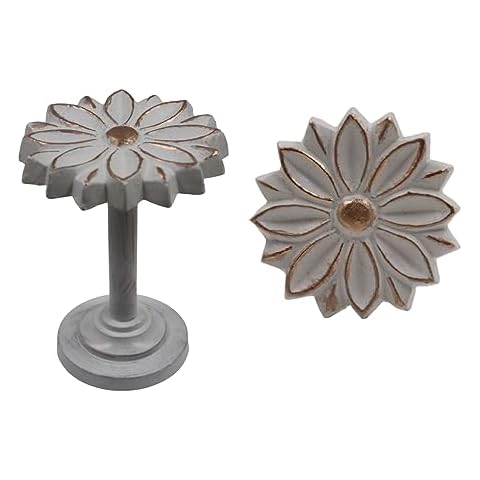 The Metal Magician Curtain Tiebacks, Pack of 2 Blossom Boho Decor, Nautical Decor Curtain Hooks for Drapes, Farmhouse Decor Curtain Holdbacks, Curtain Tie Backs for Curtains, Curtains Holders Cover