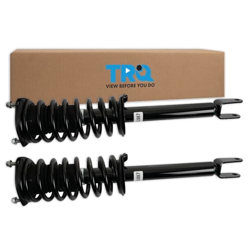Image of TRQ Front Shock & Spring Assembly Set Compatible with 2007-2017 Lexus LS460