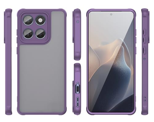 Coque Motorola Edge 60 Fusion anti-chute protection silicone violet