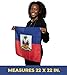 Haiti Flag Bandanna Haiti Flag Bandana Haitian Headband Clothing Haitian Bandana - One Size
