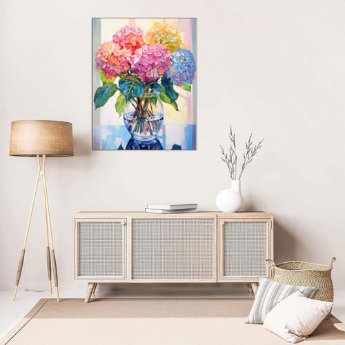 Wusarply J077 Flower Stamped Cross Stitch Kits - Colorful Flower Counted Cross Stitch Kits thumb #2