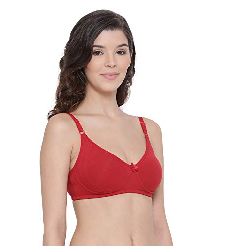 Image of Lyra Women's Moulded Encircled Bra(513) Pack of 2 White & Black,30B