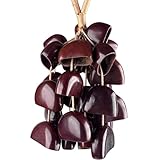 African Natural Shell Shaker Natural Nutshell Cacho Seed Rattle Hand Percussion Instruments for Music Meditation Yoga (Brown)