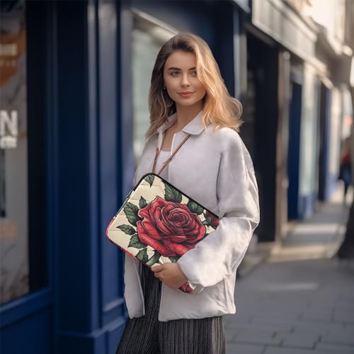 Funda para portátil 13-14 pulg diseño rosa, impermeable y resistente miniatura 7