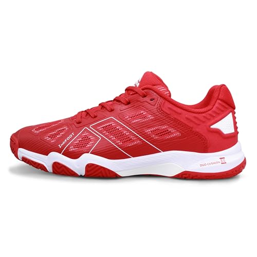 Image of Nivia Verdict 2.0 Badminton Shoe for Men, Breathable Mesh with TPU Fusion Technology Upper, Non-Marking Sole, Ideal for Badminton, Volleyball, Squash, and Table Tennis