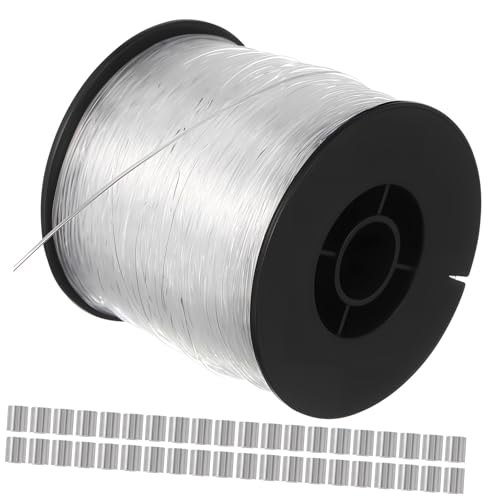 NUOBESTY Fishing Line 200m Nylon Fishing Wire for Crafts Heavy Duty Hanging String