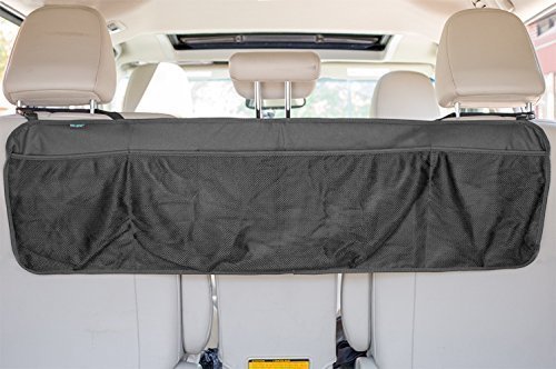 VENJA (LABEL) Black Foldable Multi Pocket Car Back Seat Hanging Storage Organizer Bag-image-31