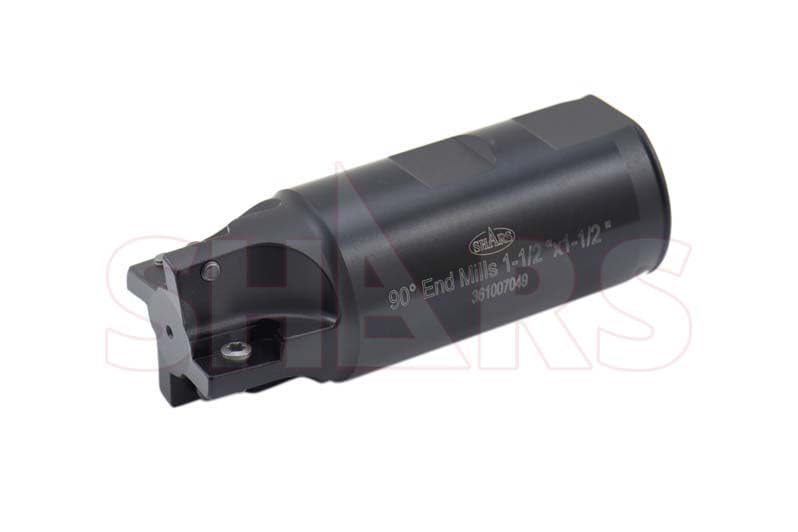 Image of SHARS 1-1 /2 inch 90 Degree Square Shoulder Indexable End Mill with 4 PCS of APKT 1604 Insert 404-1865+404-6541(4) P[