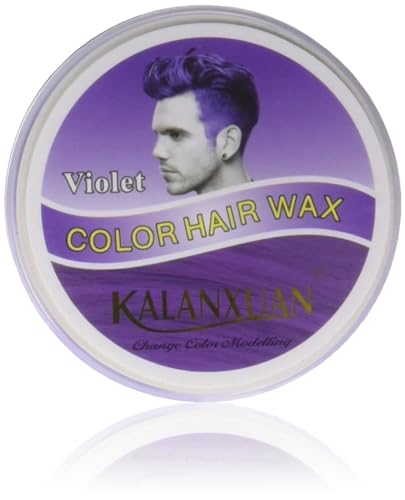 Coloración, Toy Cera para Pintar Cabello Kalanxuan Hair Wax Varios Colores (Púrpura)