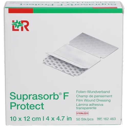 Suprasorb F Protect - Medicazione per ferite, 10 x 12 cm, 50 pezzi