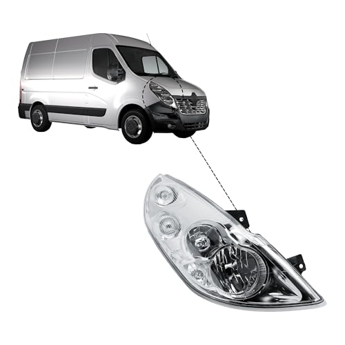Phare droit cassé Renault Master III ? Projecteur de remplacement neuf - 3