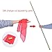 SUMAG Magic Pocket Staff Metal Appearing Cane with Video Tutorial Link Magic Wands for Professional Magicians Stage Close-up Magic Tricks Pocket Staff Magic Staff Accessories Props Illusion