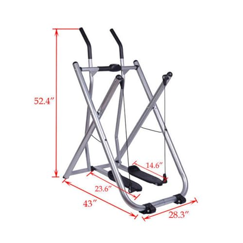 Forcecar Total Body Fitness Workout Exercise Elliptical Machine Glider, Low Impact Air Walk Cross Trainer Supports 250-300lbs with Low-Impact Design for Home Gym