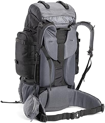 Tripole Walker 65 Litres Rucksack | Internal Frame with Metal Rod | Rain Cover | Bottom Opening | Laptop Section