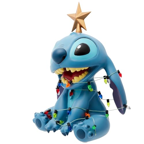 Figura Stitch con Luces de Navidad Enesco Disney de 19 cm Multicolor 3