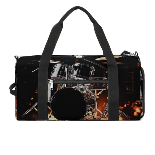 Sac de sport léger pour batteur blanc en taille unique pour homme et femme