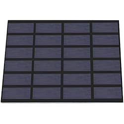 Cargador Celular Watts Panel solar, polisilicon hizo 0-0.25ma 110x110mm cargador de células epoxi para exteriores