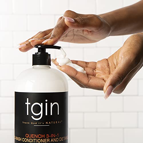 Tgin Quench 3-In-1 Co-Wash Conditioner And Detangler For Dry Hair - Curly Hair - 13 Oz #TOP2