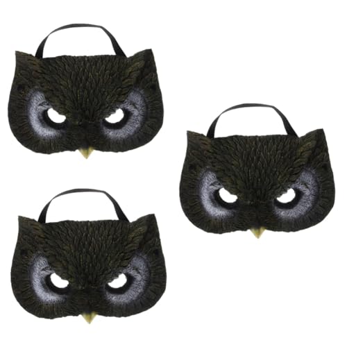 Masque de PU Halloween Healvian ultra léger avec détails réalistes d'animaux de fête
