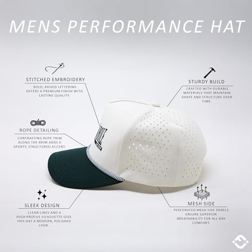 Image of Funky Junque Golf Trucker Hat | Lightweight Golf Trucker Rope Hat with Adjustable Snapback, Golf Course and Weekend Wear, Funny Golf Hats for Men and Women