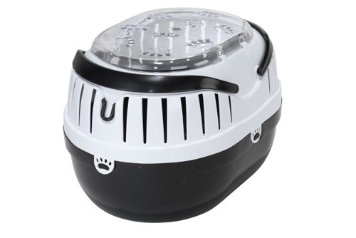 Europet Bernina Panier de Transport pour Rongeur Paw Gris Anthracite Taille M 35 x 25 / 25 cm