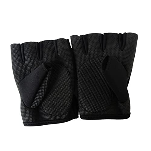 ifundom Mountain Bike Gloves Men Half Finger Cycling Gloves Mens Cold Weather Non-Slip Breathable Size XL