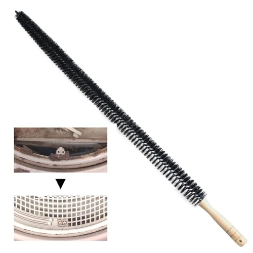 Vent Cleaning Dryer Brush - Long Washing Machine Lint Brush | Reusable Coil Scrubber for Dryer Machine, Refrigerator Cleaner, Effective Dryer Pipe Brush for Clothes and Lint Removal