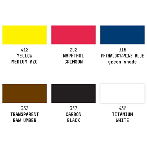 Liquitex Professional Acrylic Ink, 1-Oz (30Ml), Essential Color Set, Set Of 6 #TOP3