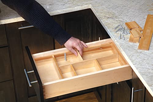 Rev-A-Shelf Adjustable Wood Drawer Organizer Kit #TOP4