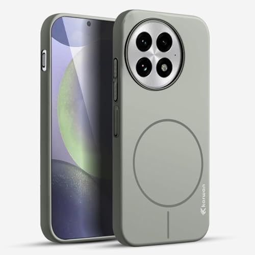 Image of KARWAN️Magnetic Ultra Slim-Fit Back Case Cover for Oneplus 13R |Hard PC Case Cover| Ultra-Thin & Light Weight with [Ultra Premium Feel] Case for Oneplus 13R (Grey)