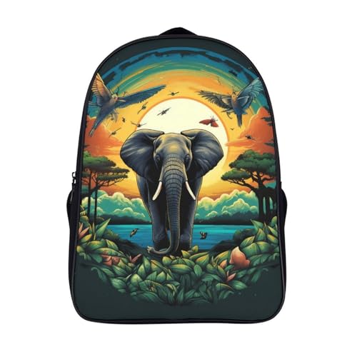 Mochila guardería pequeña de elefante 3D ideal para el parque y preescolar