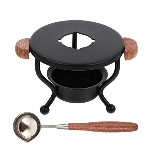 EXCEART Kit de Vedação Do Selo da Cera Fogão Com Colher De Fusão Forno de Fusão de Cera Cera Quente