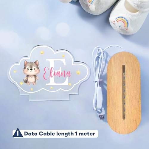 Lámpara de noche LED personalizada con diseño de animales miniatura 6