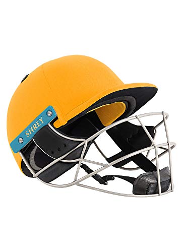 Image of Shrey Master Class Air 2.0 Stainless Steel Cricket Helmet, X-Small (Gold)