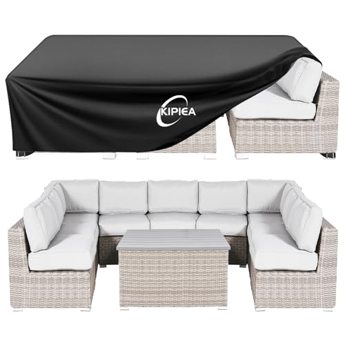Patio furniture covers 98" x 98" x 28" waterproof outdoor set