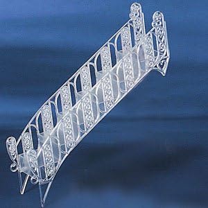 CakeSupplyShop Elegant Crystal Clear Tiered Wedding Cake Step Decoration Stair by CakeSupply