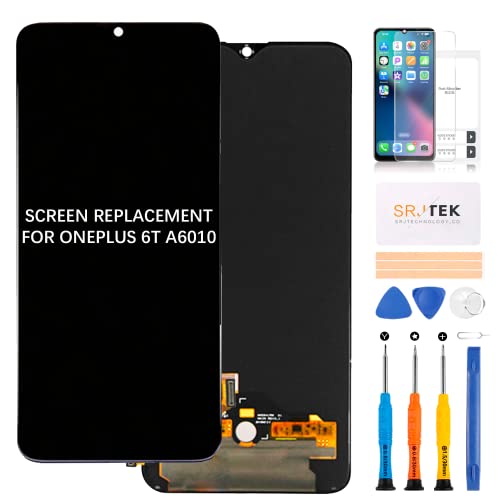 Original for Oneplus 6T Screen Replacement for 1+6T LCD Screen for Oneplus 6T LCD Display for A6010, A6013 Touch Screen Digitizer Assembly Repair Parts