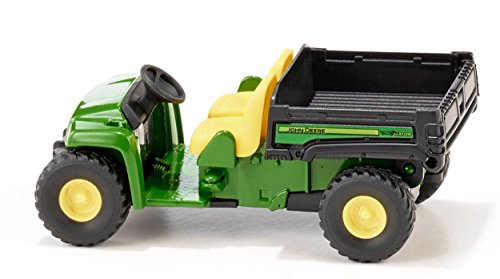 siku 1481, John Deere Gator, Metall/Kunststoff, Grün, Kippbare Pritsche, Spielzeugfahrzeug für Kinder – Bild 3