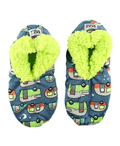 Image of Lazy One Fuzzy Feet Slippers for Women, Cute Fleece-Lined House Slippers, Cute Slipper Socks