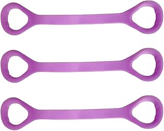 3PCS Figure 8 Resistance Bands, 8-Shaped Elastic Fitness Bands for Arm Back Shoulder Training, Stretch Pull Rope Chest Expander, Portable Yoga Gym Workout Elastic Stretch Band.
