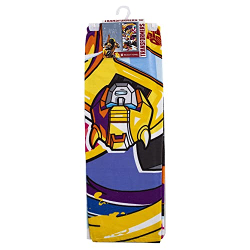 Northwest Beach Towel, 30" x 60", Transformers Neon Smoke by Northwest - Used condition - Image 4