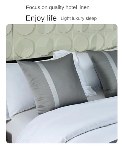 Couvre-lit de luxe en chenille marron pour lit double d'hôtel