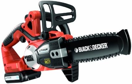 Black + Decker GKC1820LB Tronçonneuse électrique sans fil 18 V lithium pour jardiners professionnelles en forêt de loisi