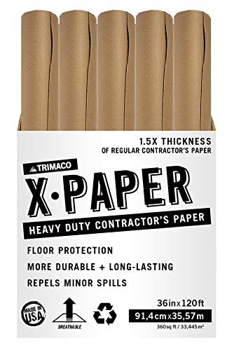 Trimaco 12363/20AMZ Heavy Duty Contractor's X-Paper, Brown