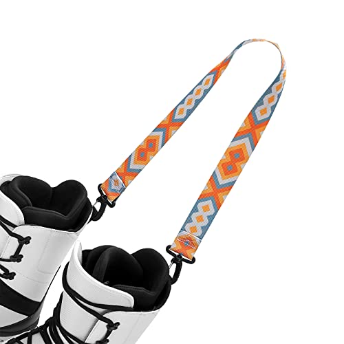 Azreference Ski And Snowboard Boot Carrier Strap Shoulder Sling Leash For Women Men Snowboarding Ice Skates Skiing Accessories #TOP3