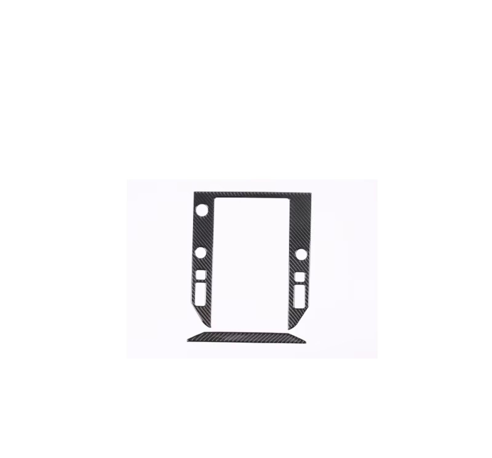 Car Interior Moulding Trim for Subaru for Crosstrek 2024 Soft Carbon Fiber Black Car Interior Decoration Trim Frame Stickers Accessories(Kk)