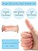 Sumifun Finger Covers, 10 Packs of Finger Sleeves Protector for Nails, Fingertips, Scald, Finger Pain Relief, Finger Tubes for Crafting, Basketball, Volleyball, Gardening - Light Pink