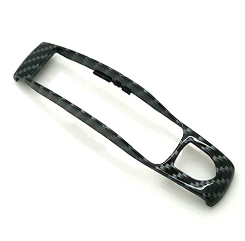 carmonmon Smart Key Center Middle Trim Shell Cover Decal for Porsche 911 918 Panamera Macan Cayenne Cayman Boxster (Carbon Gloss Fiber)