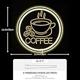 Zoom IMG-1 targa da caff al neon Zoom IMG-1 targa da caff al neon